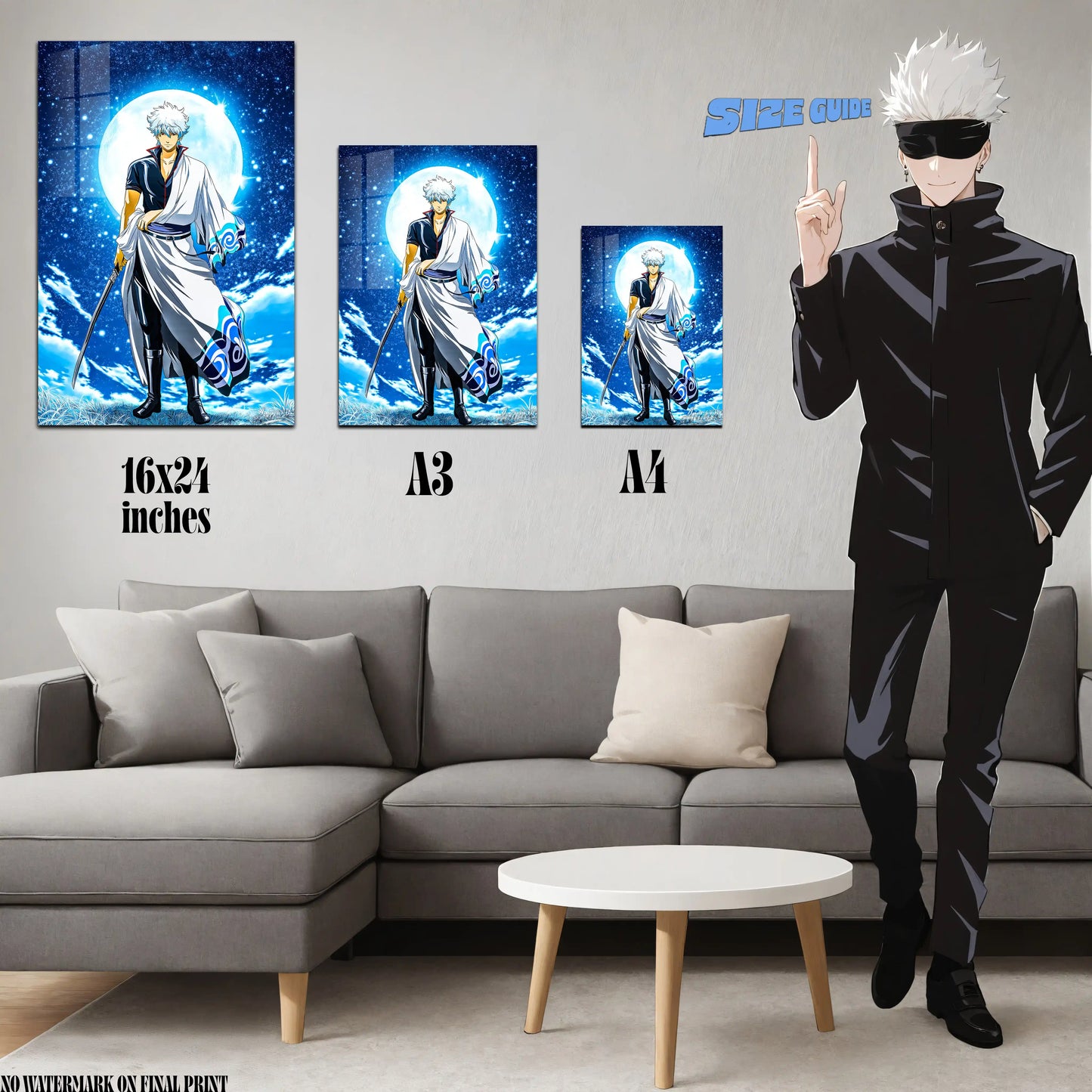 Gintoki Sakata Acrylic Poster