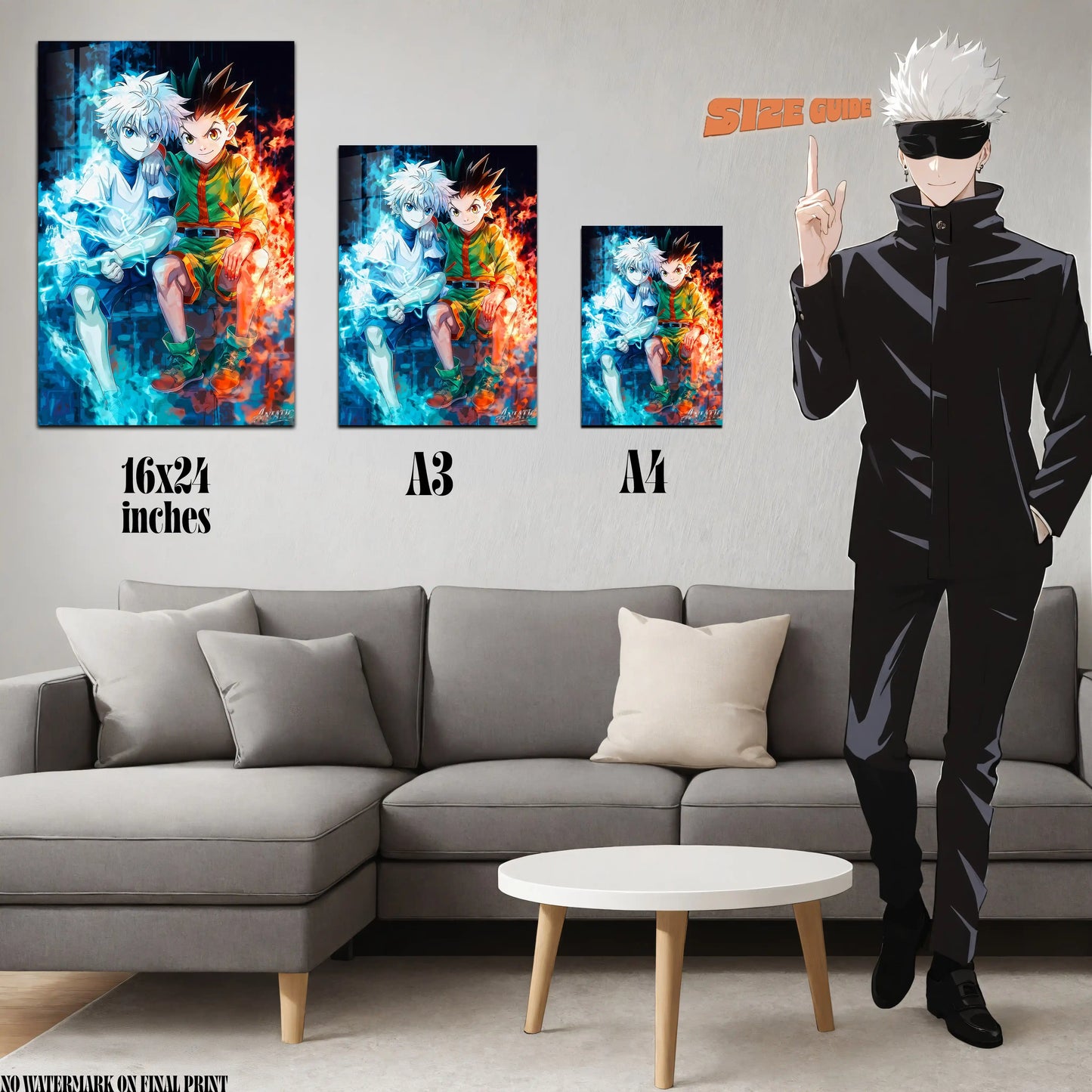 Gon and killua Acrylic Poster