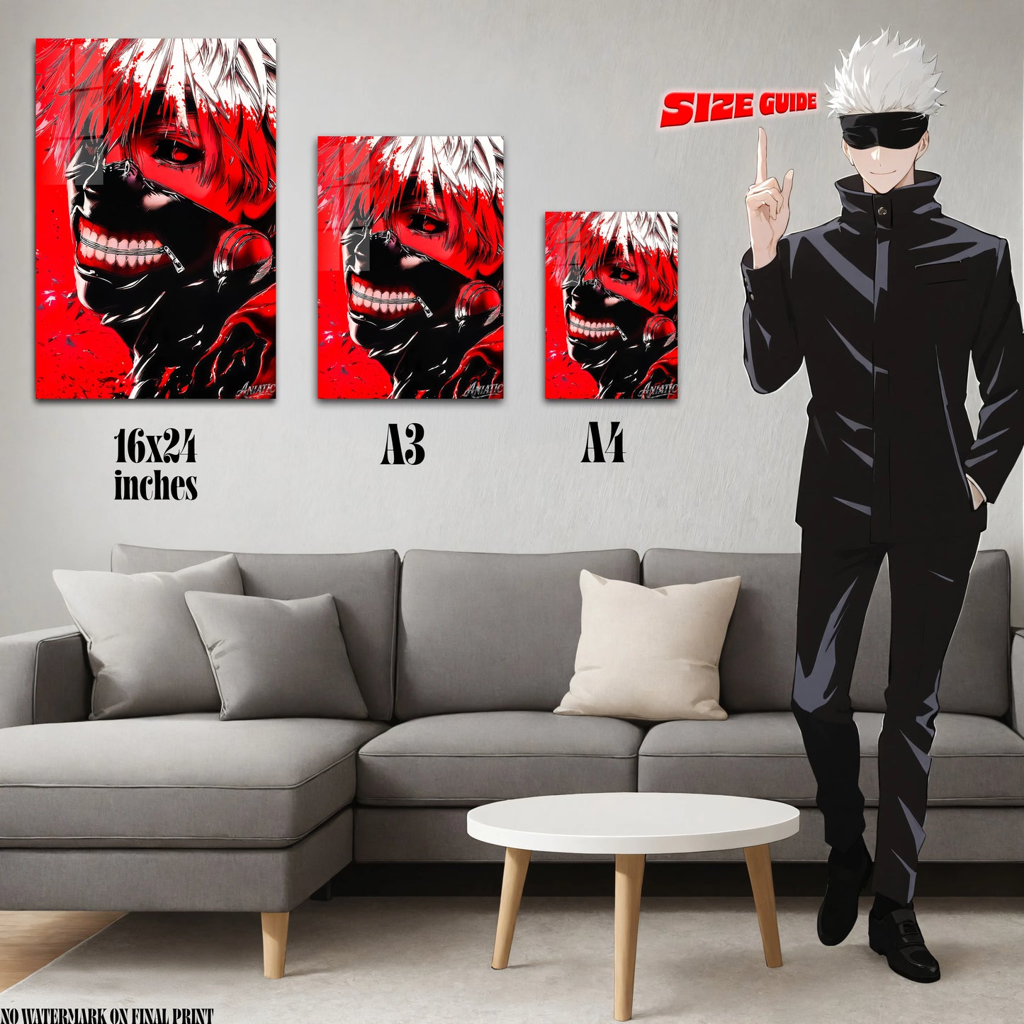 ken kaneki Acrylic Poster