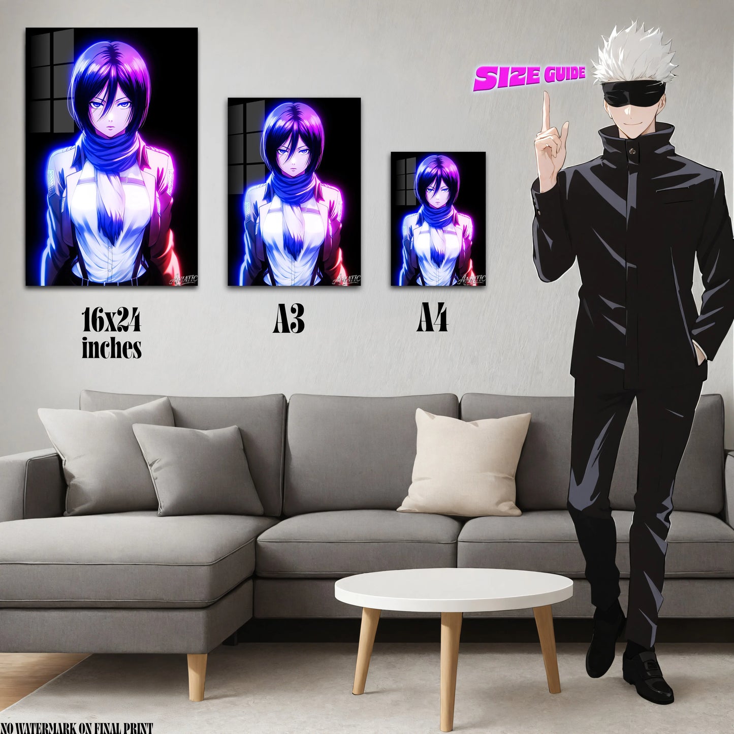 Mikasa Acrylic Poster