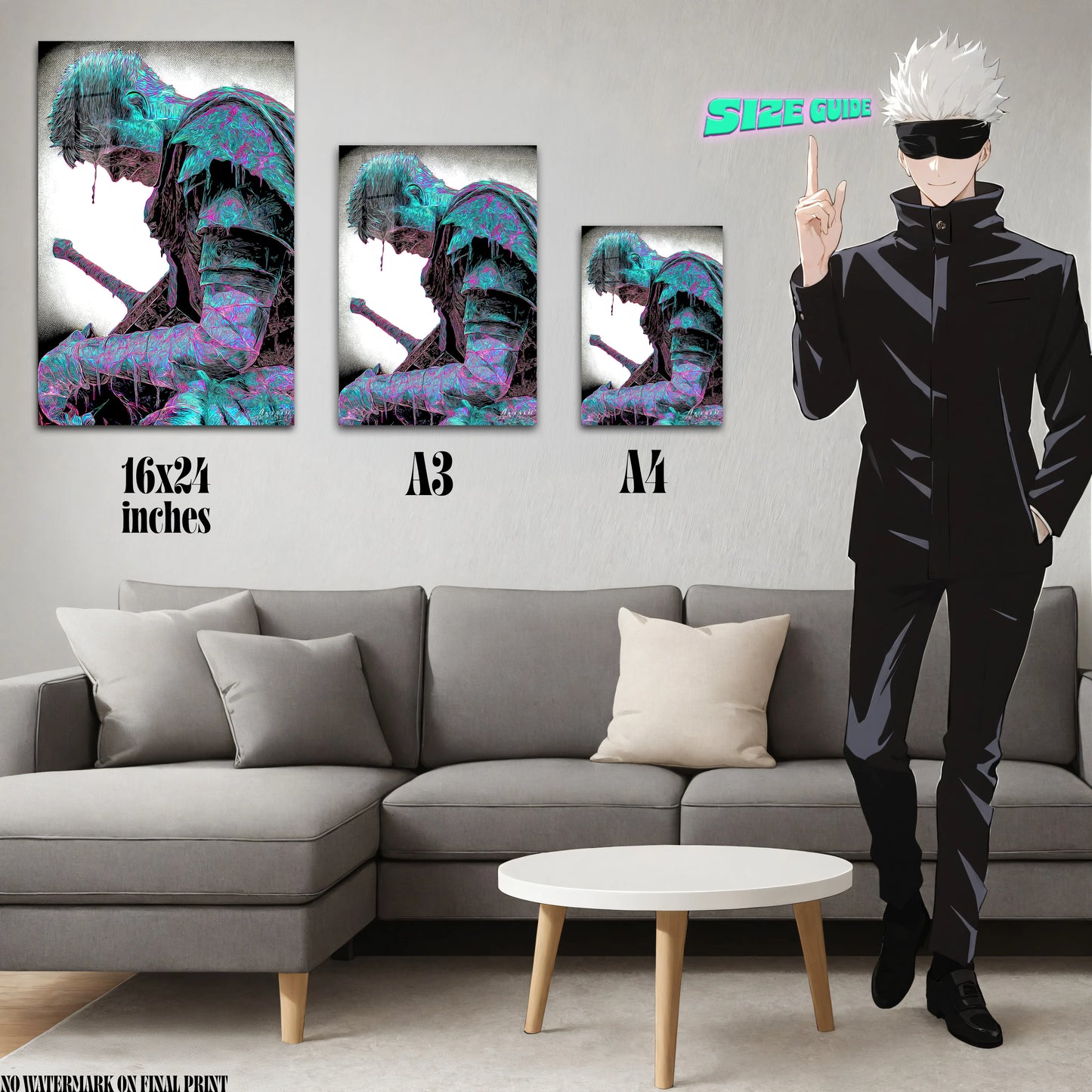 Berserk Guts Acrylic Poster