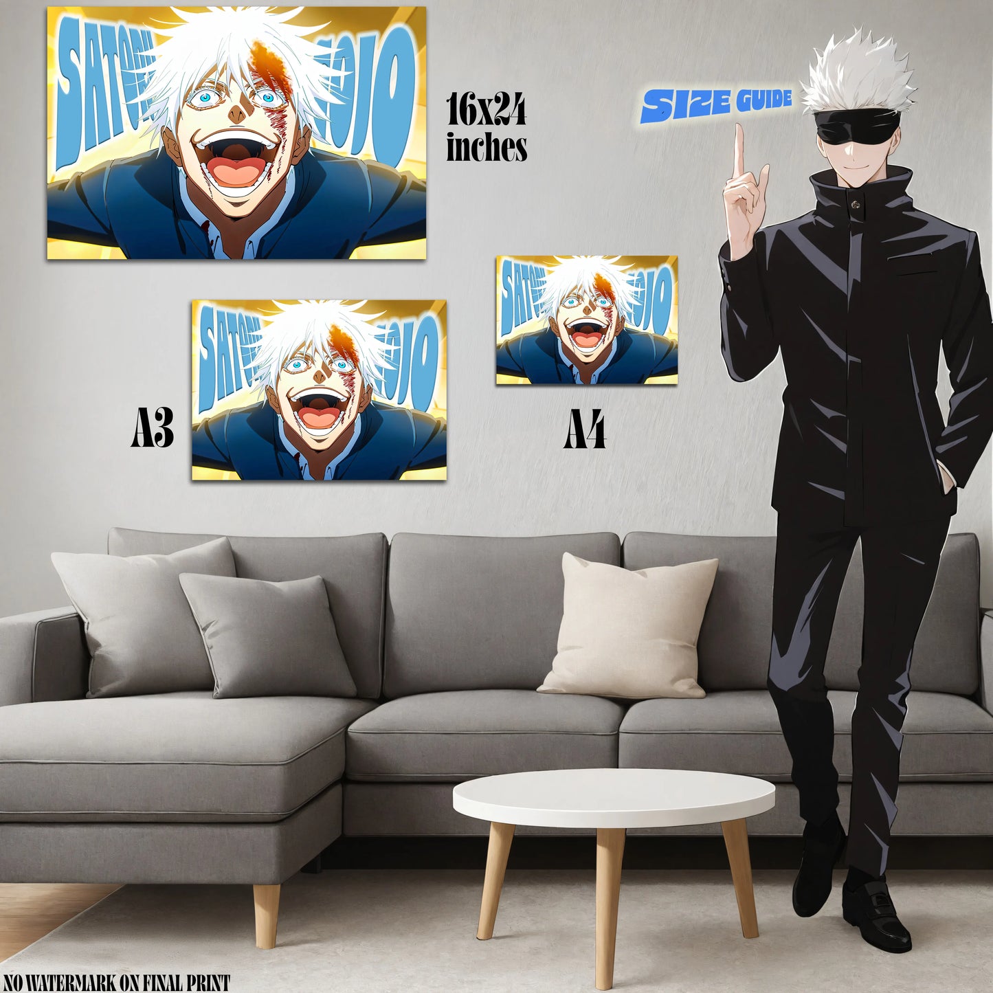 Satoru Gojo Acrylic Poster