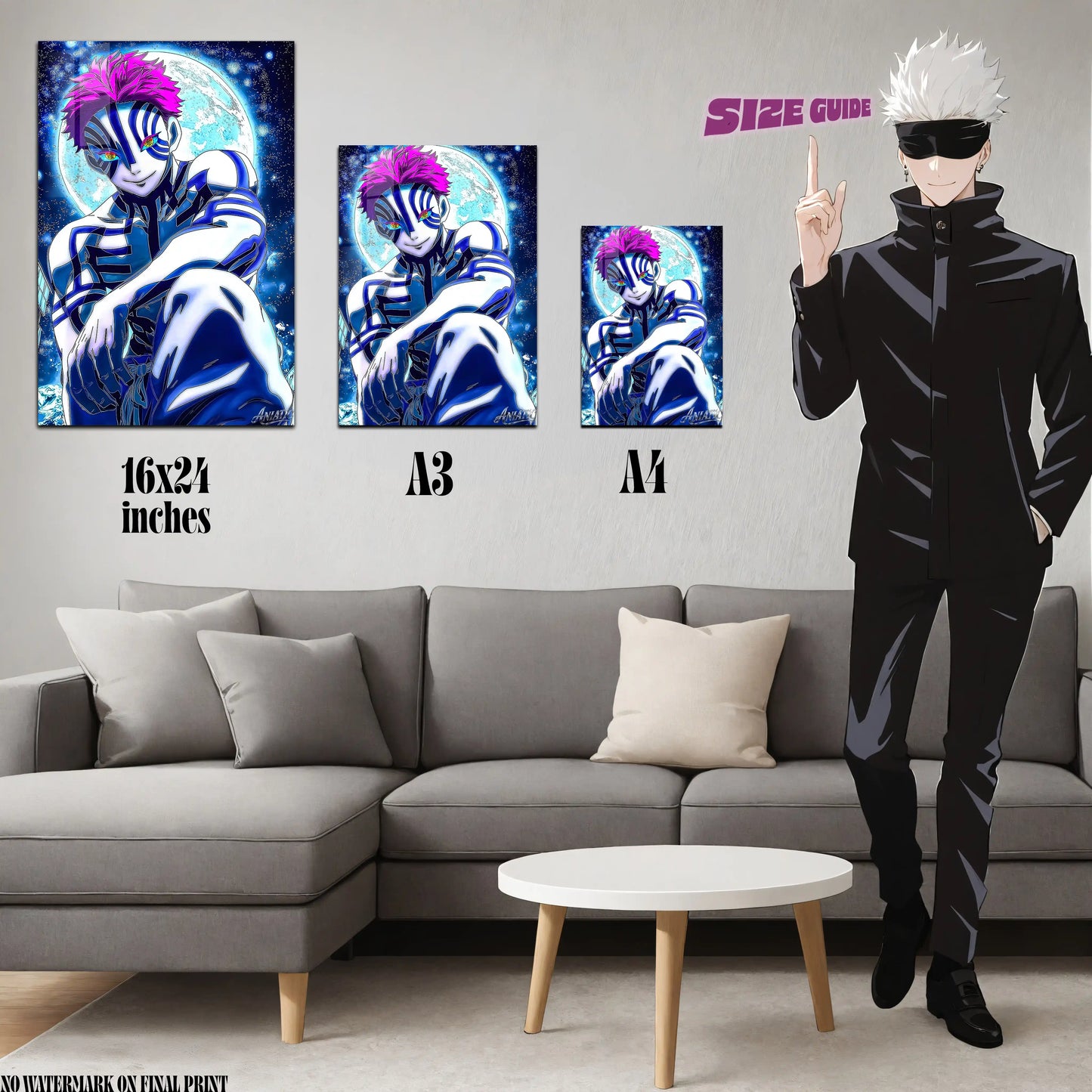 Akaza Acrylic Poster