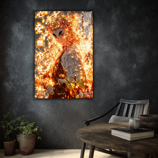 Kyojuro Rengoku Acrylic Poster - Aniatic