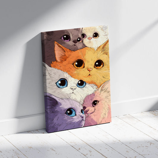 For Cat Lovers Canvas - Aniatic