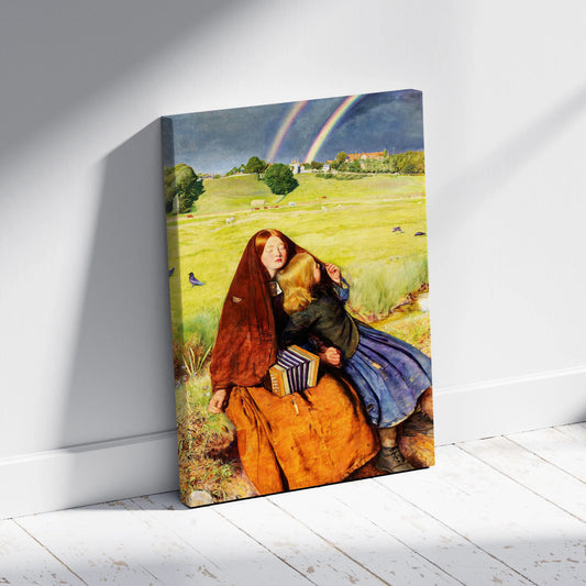 young girl painting Canvas - Aniatic