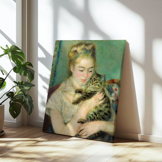 Woman with a cat - Aniatic