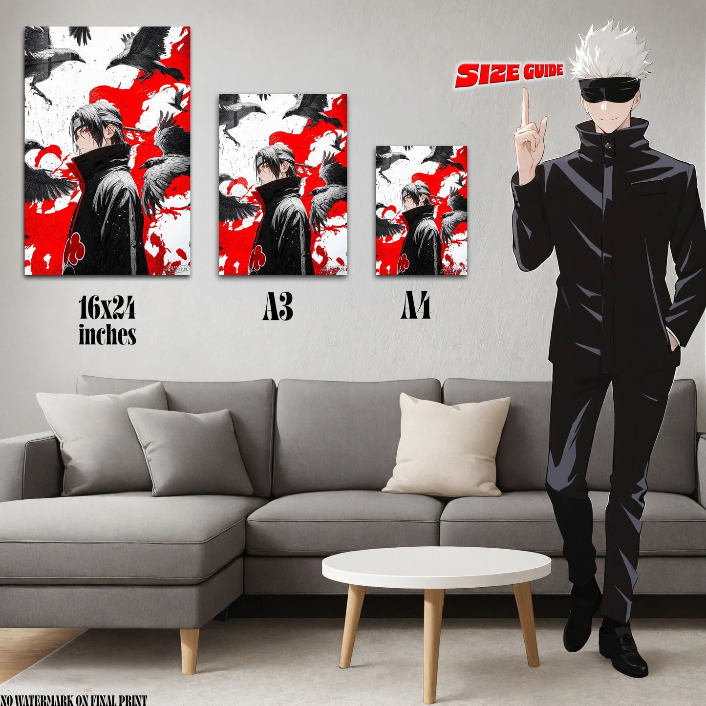 Itachi Uchiha Acrylic Poster
