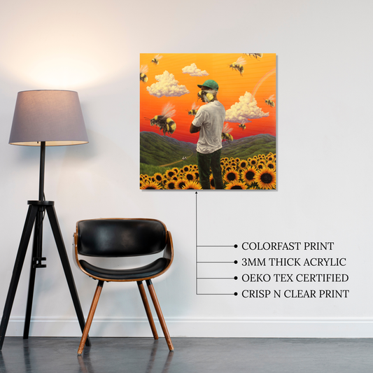 Flower Boy Acrylic Vibe Panel