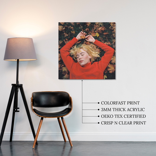 we fell in love in october Acrylic Vibe Panel