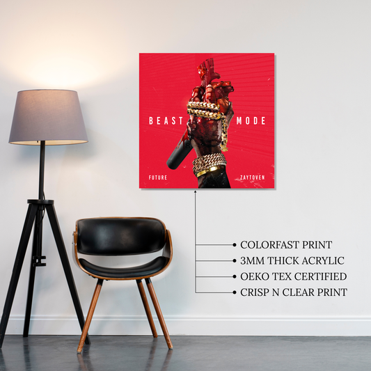 Beast Mode Acrylic Vibe Panel