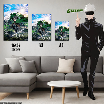 levi ackerman Acrylic Poster