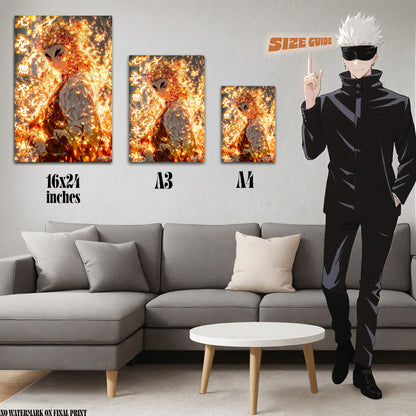 Kyojuro Rengoku Acrylic Poster