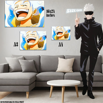 Luffy Gear 5 Acrylic Poster