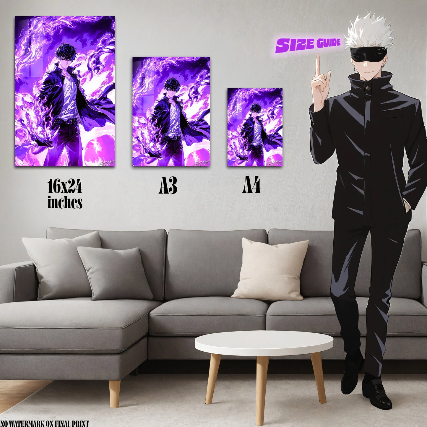 solo leveling Acrylic Poster