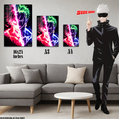 luffy x zoro Acrylic Poster