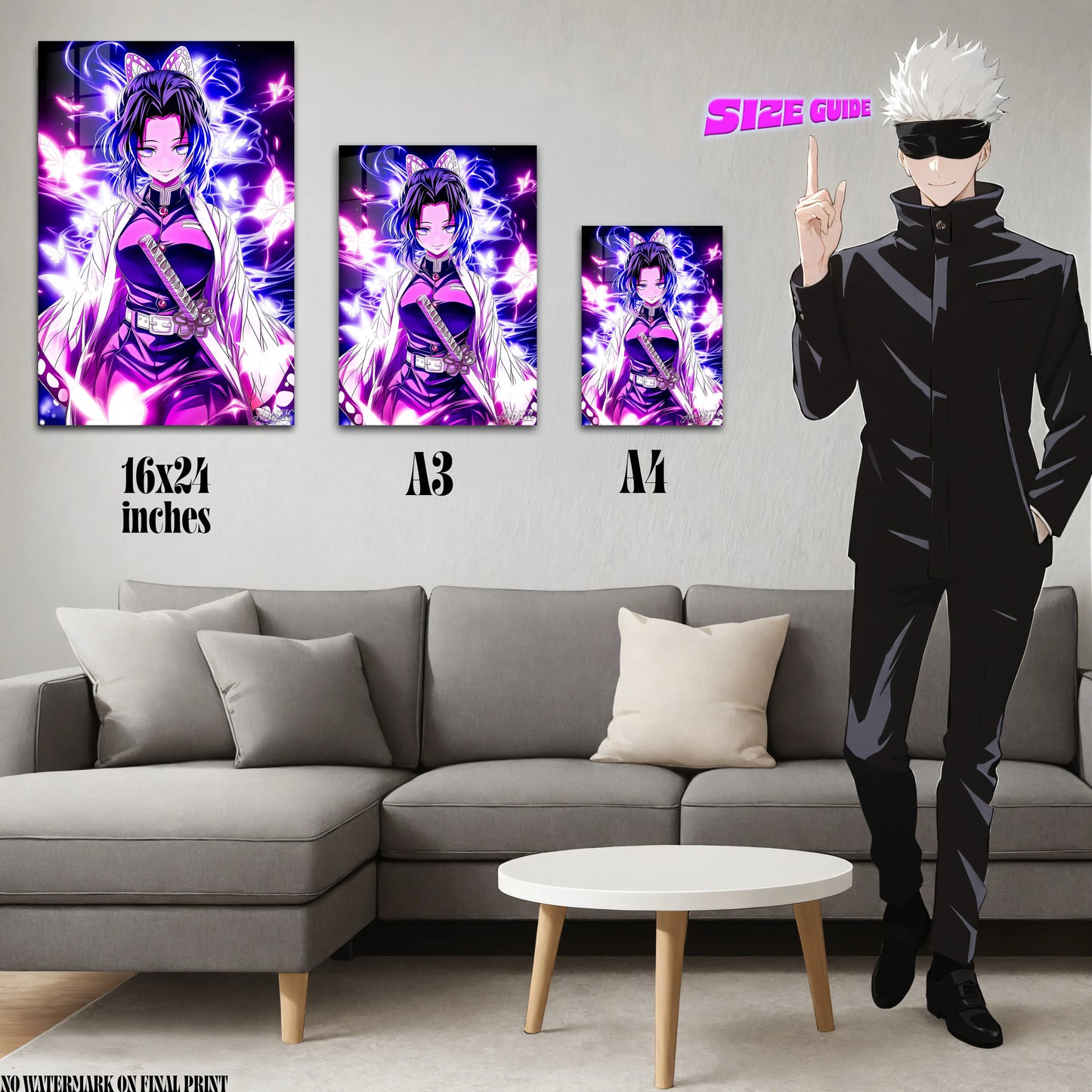 Shinobu kocho  Acrylic Poster