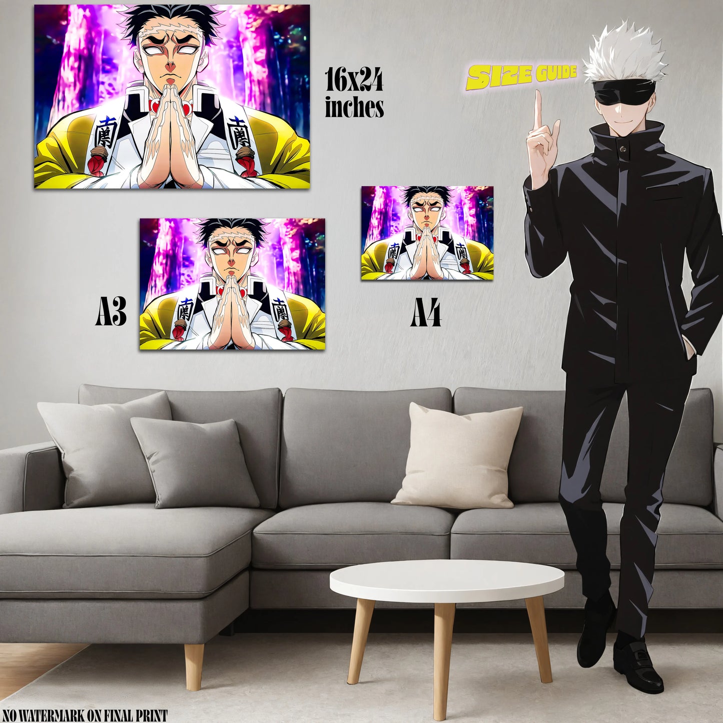 Gyomei Himejima Acrylic Poster