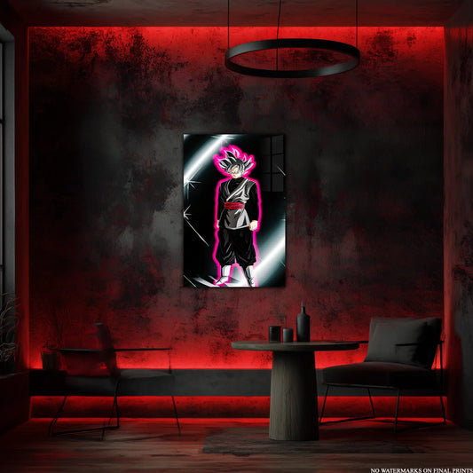 Gohan Black Acrylic Poster