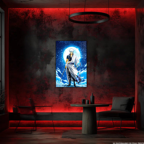 Gintoki Sakata Acrylic Poster - Aniatic