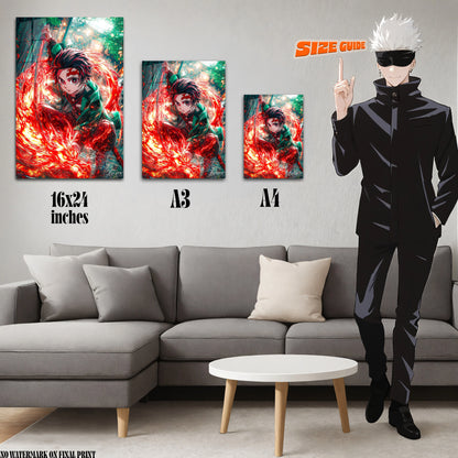 Tanjiro Acrylic Poster