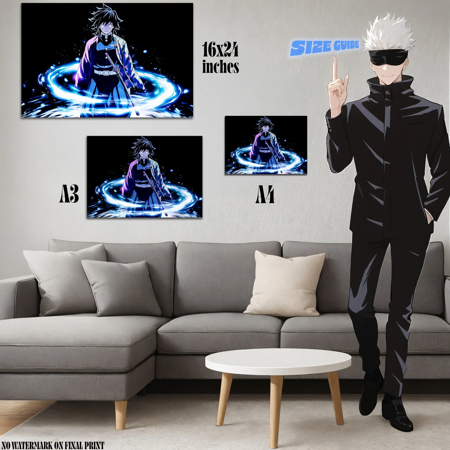 Giyu Tomioka Acrylic Poster