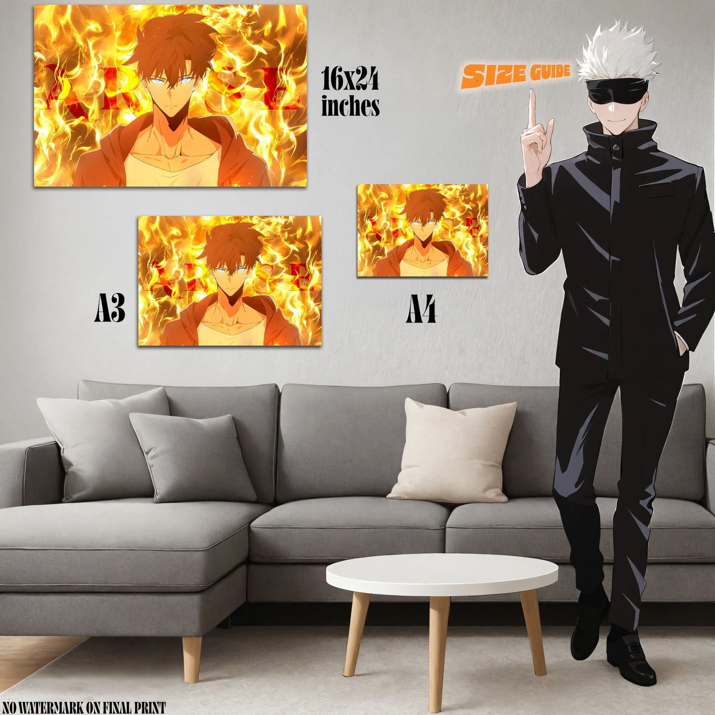 Solo Leveling Acrylic Poster