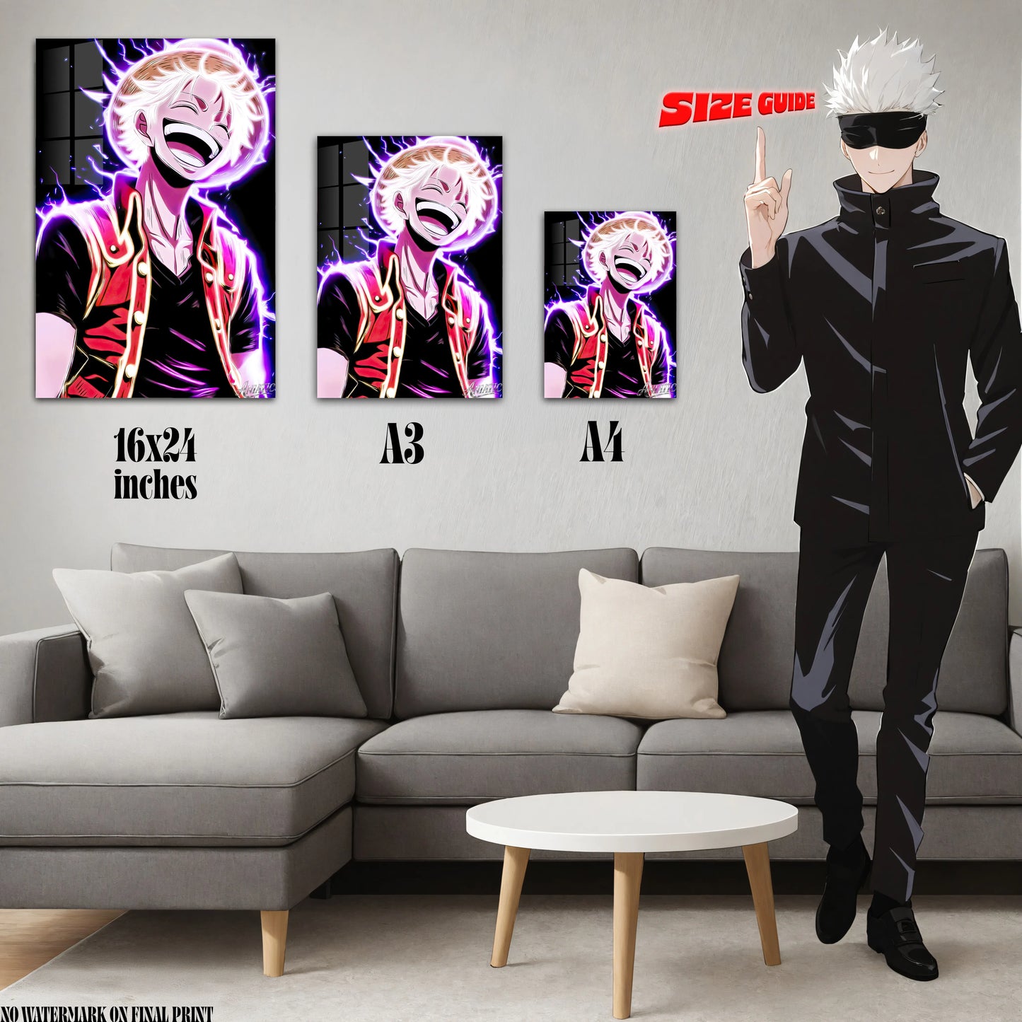 luffy Acrylic Poster