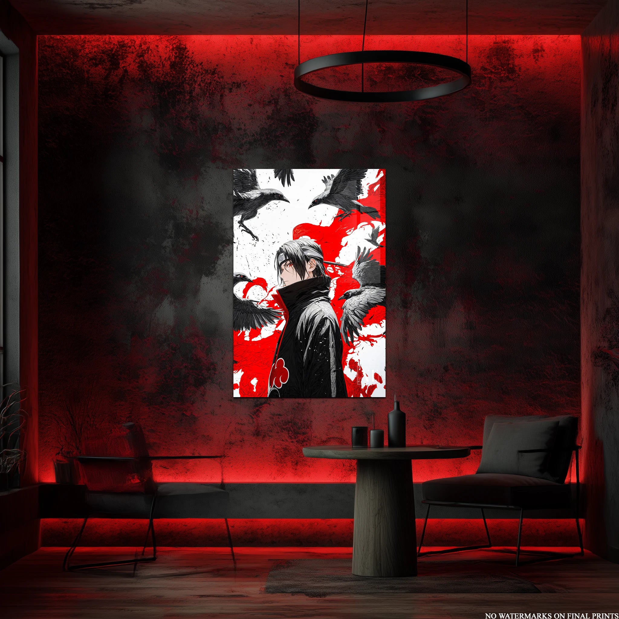 Itachi Uchiha Acrylic Poster - Aniatic