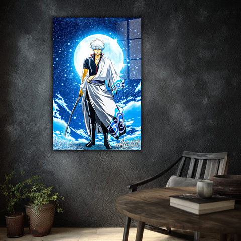 Gintoki Sakata Acrylic Poster - Aniatic