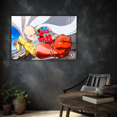 One Punch Man Acrylic Poster - Aniatic