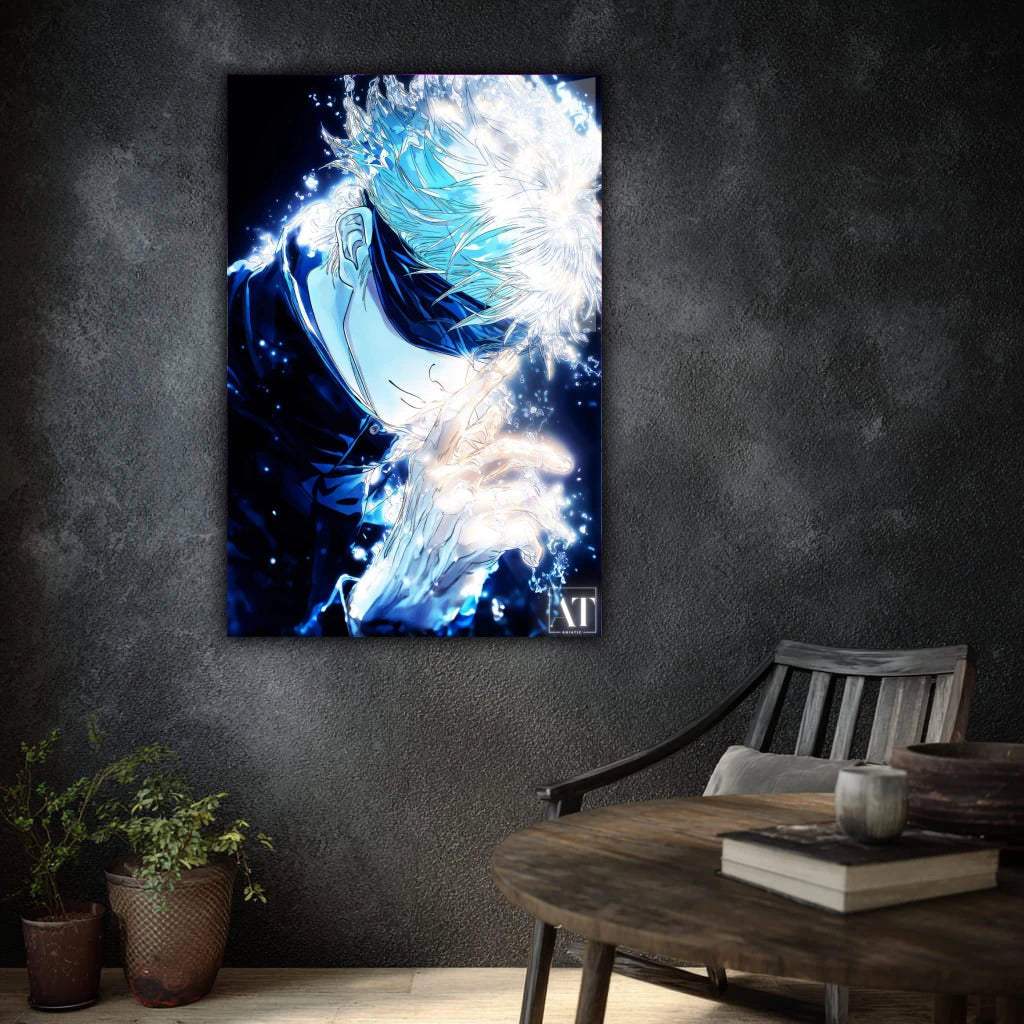 Satoru Gojo Acrylic Poster - Aniatic