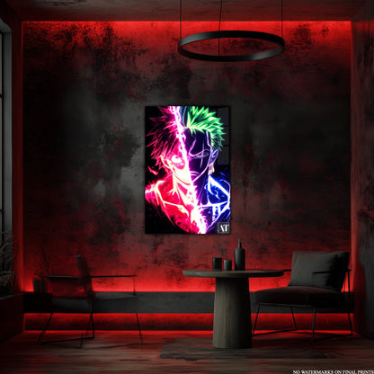 luffy x zoro Acrylic Poster