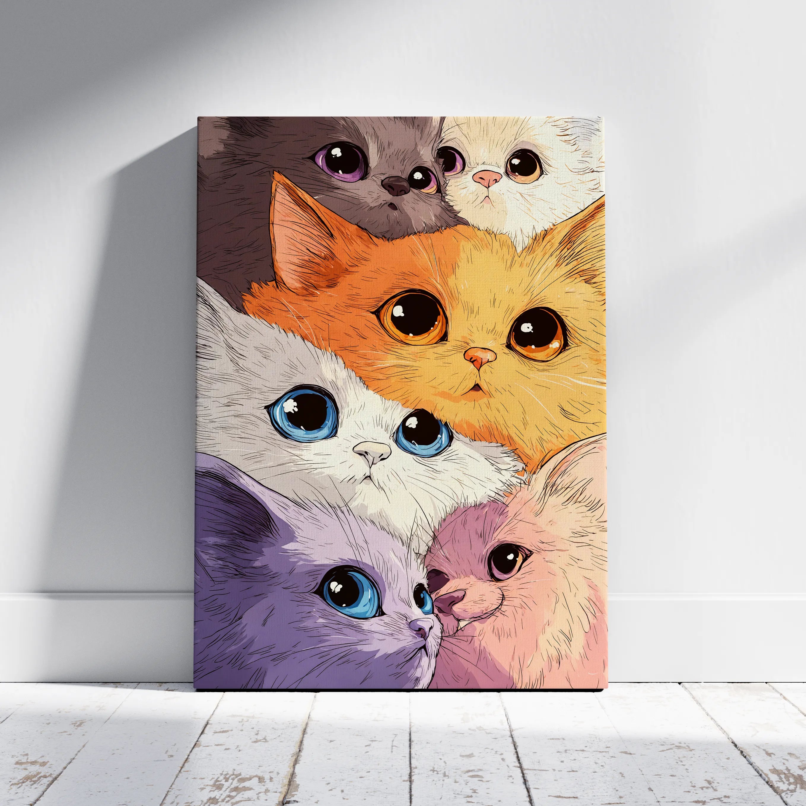For Cat Lovers Canvas - Aniatic