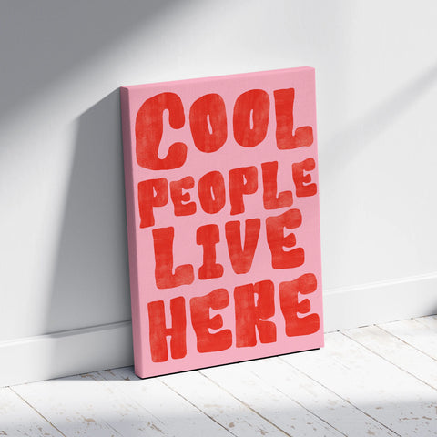 Cool People Canvas