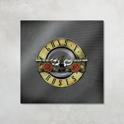 Guns and Roses Acrylic Vibe Panel