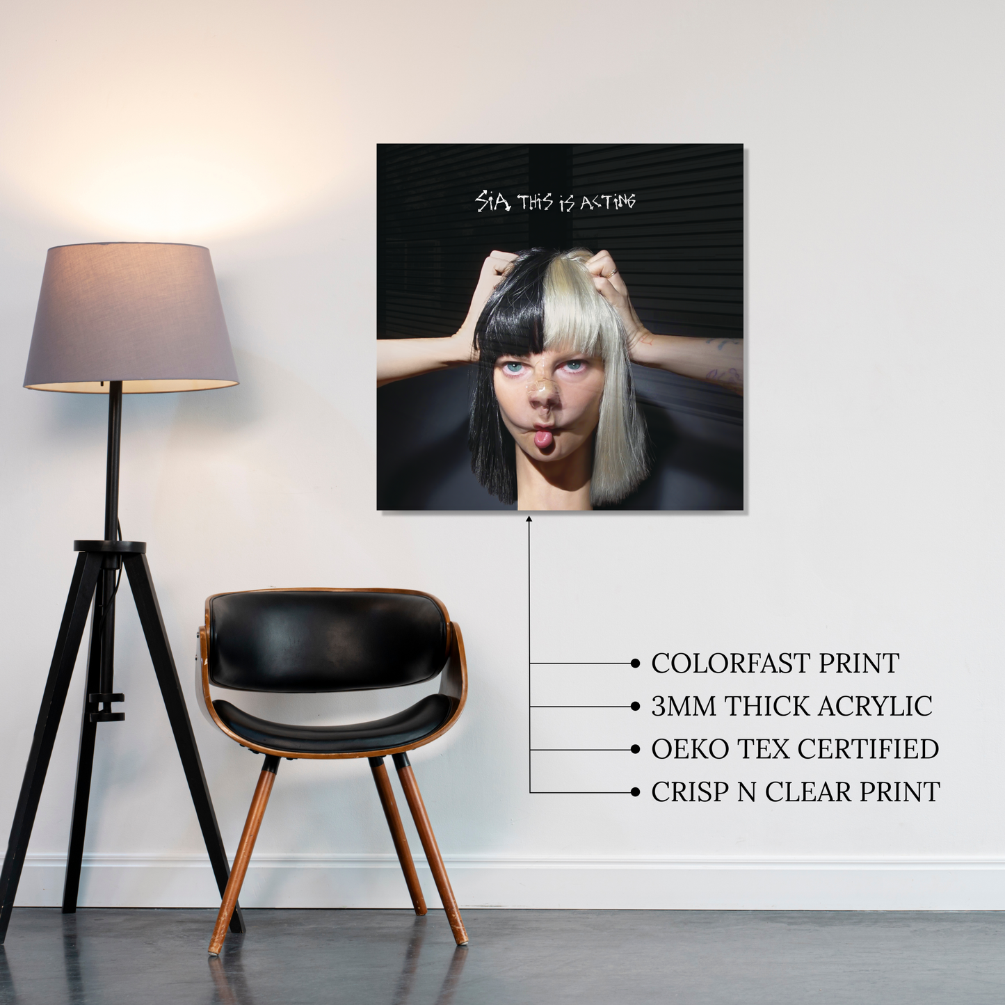 Sia This is Acting Acrylic Vibe Panel