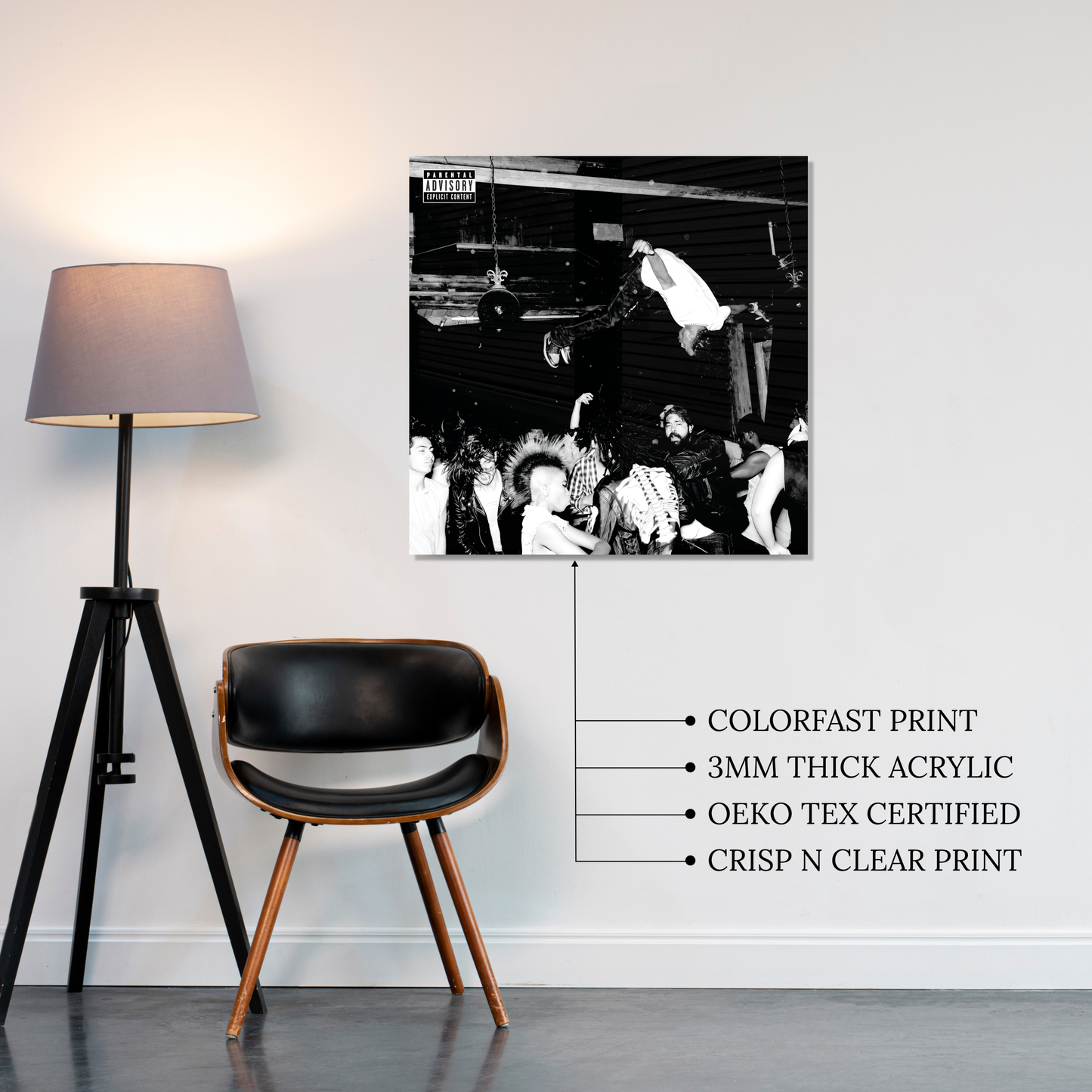 Die Lit Acrylic Vibe Panel