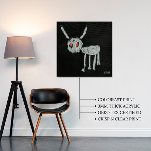 For All The Dogs Acrylic Vibe Panel