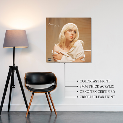 Happier than ever Acrylic Vibe Panel