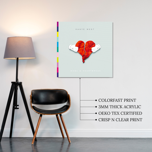 808s & Heartbreak Acrylic Vibe Panel - Aniatic