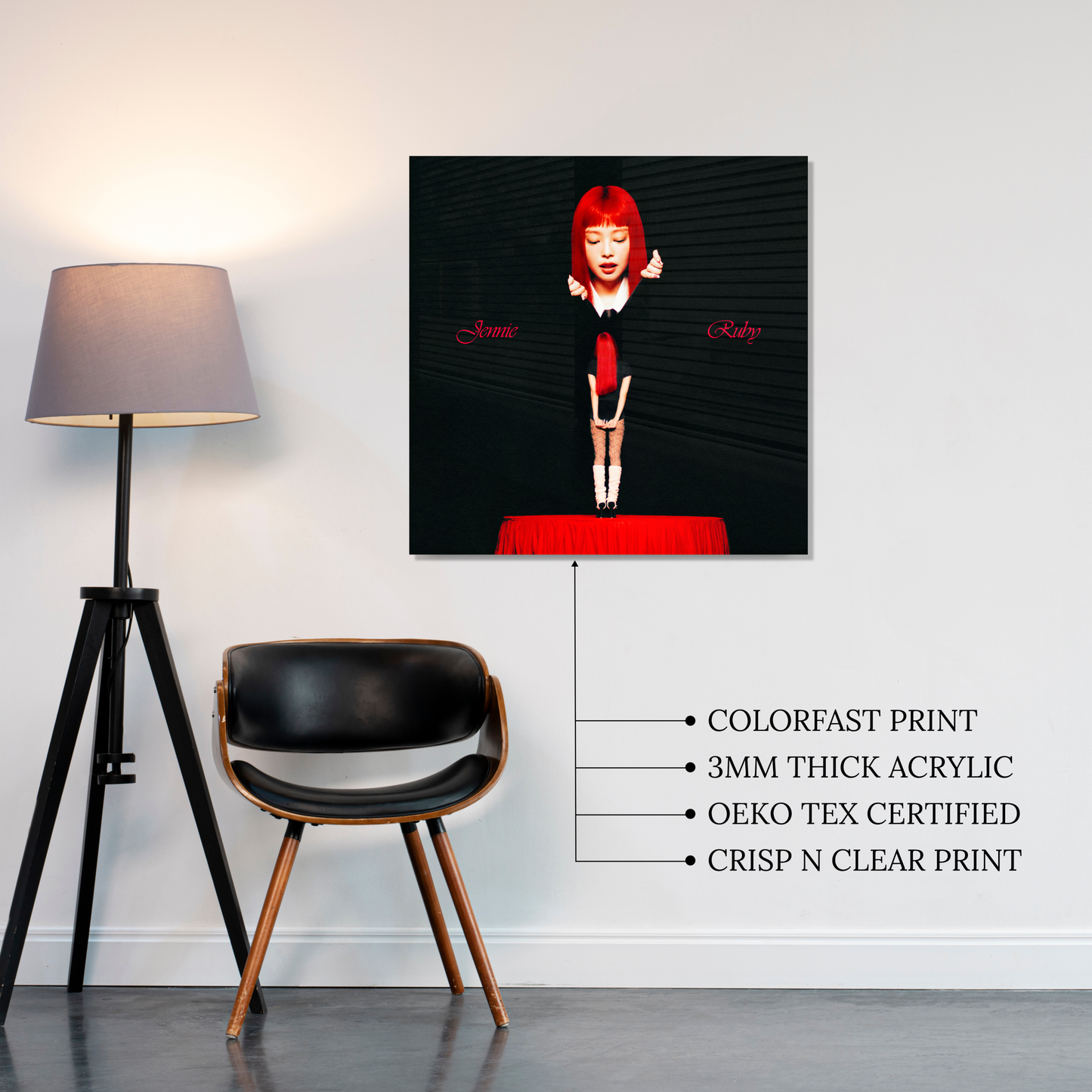 Ruby Acrylic Vibe Panel