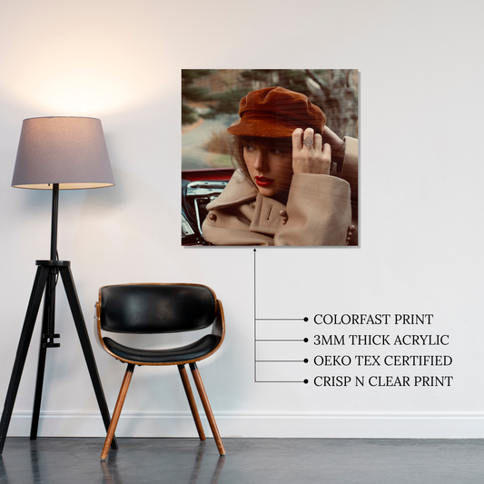 Red Acrylic Vibe Panel