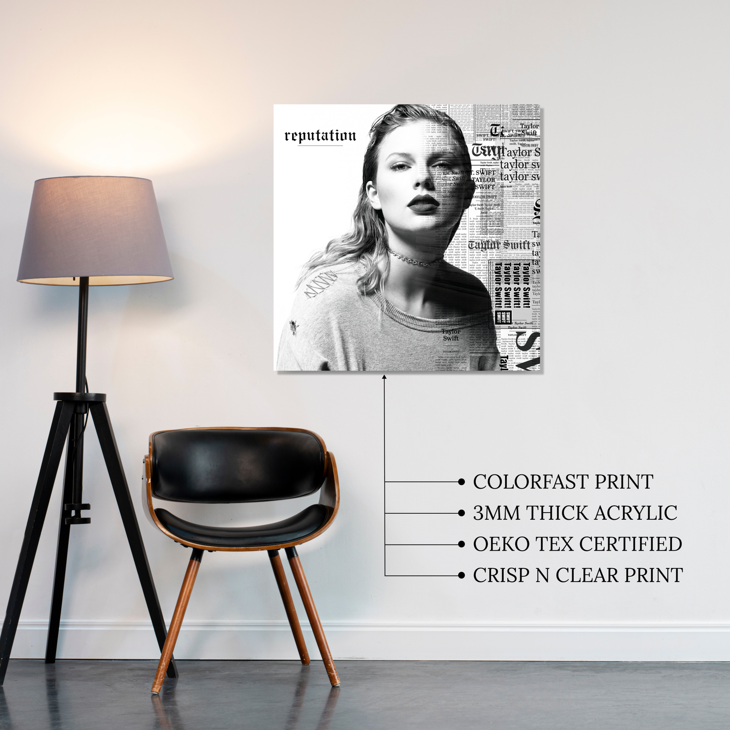 Reputation Acrylic Vibe Panel