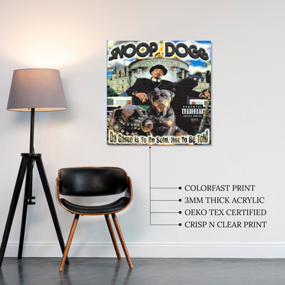 Da Game is To Be Sold, Not To Be Told Acrylic Vibe Panel