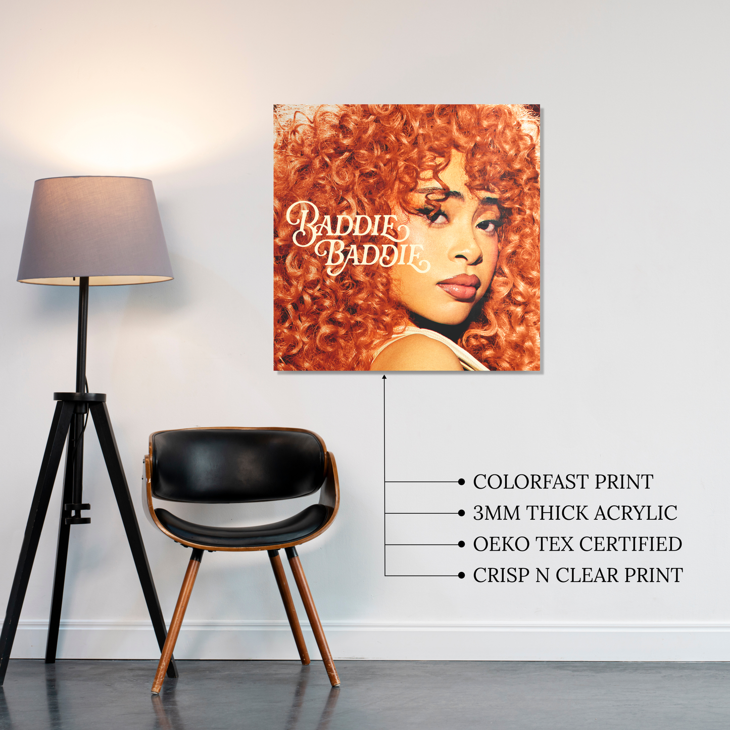 Baddie Baddie Acrylic Vibe Panel
