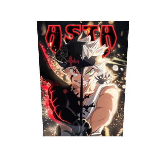 Asta Black Clover Acrylic Poster
