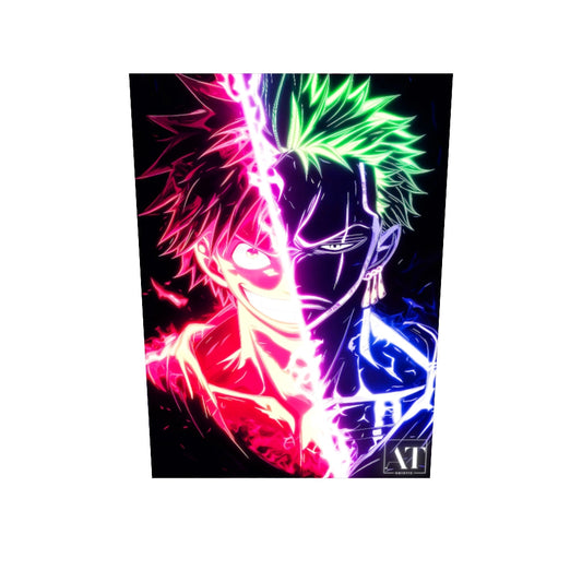 luffy x zoro Acrylic Poster