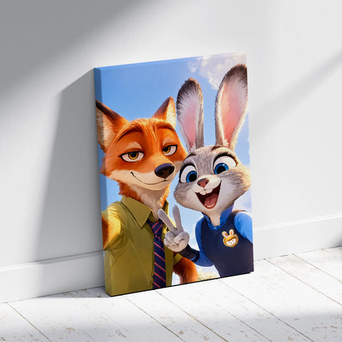 Z-City Partners – Fox & Bunny Art